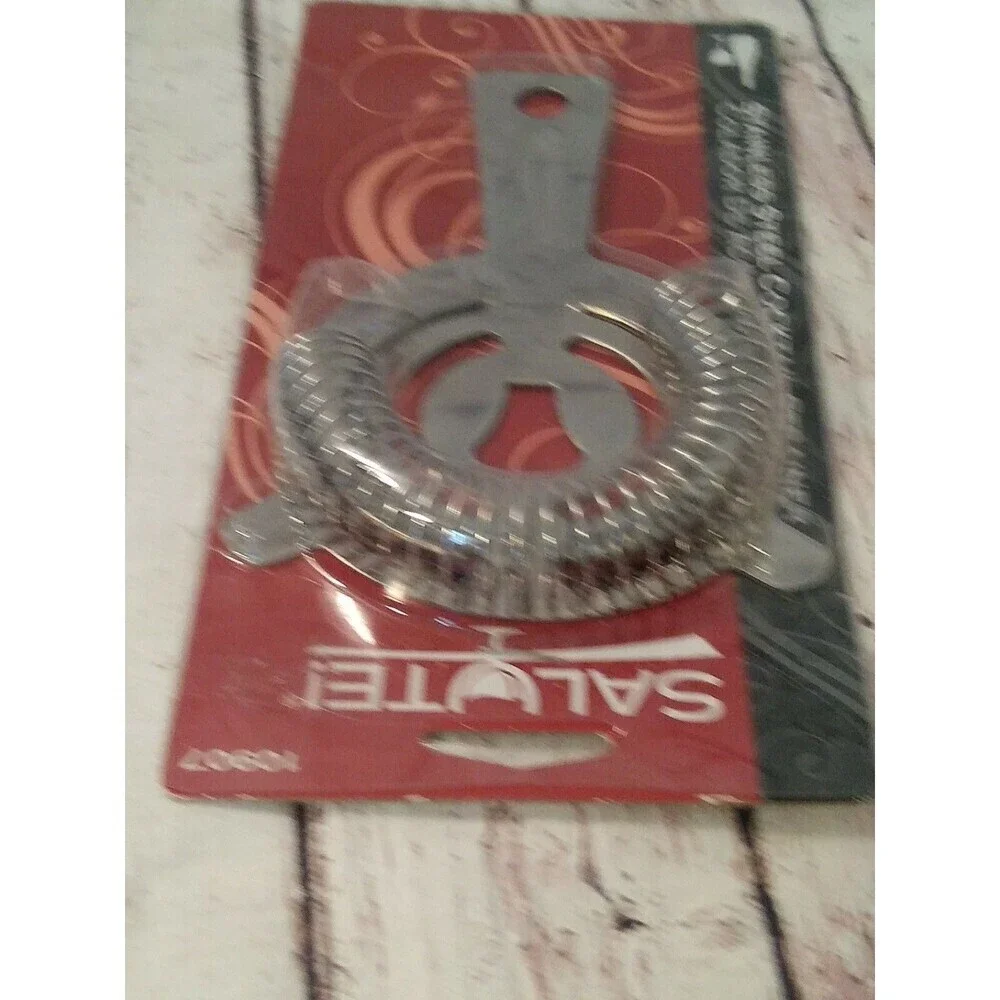 Stainless Steel Hawthorne Cocktail Strainer for Bar, Restaurant, or Home